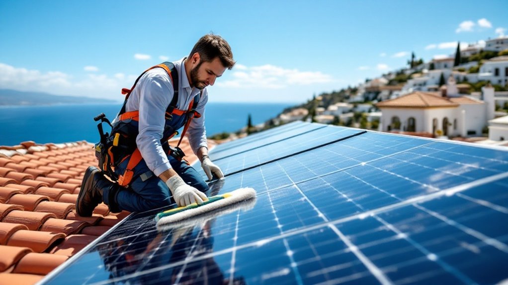 solar panel maintenance frequency