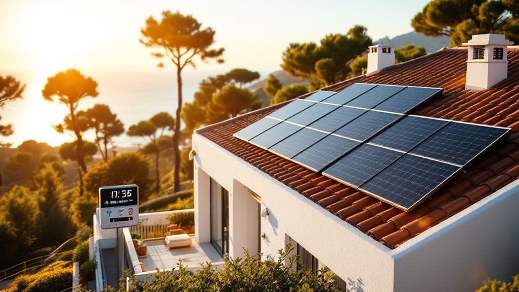 solar panels carbon reduction