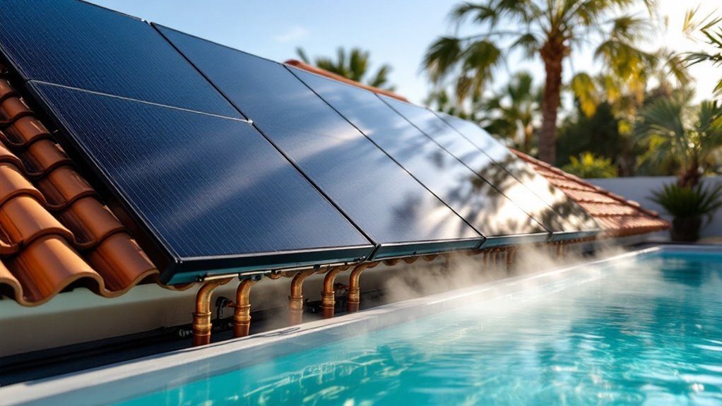 solar panels for pool heating