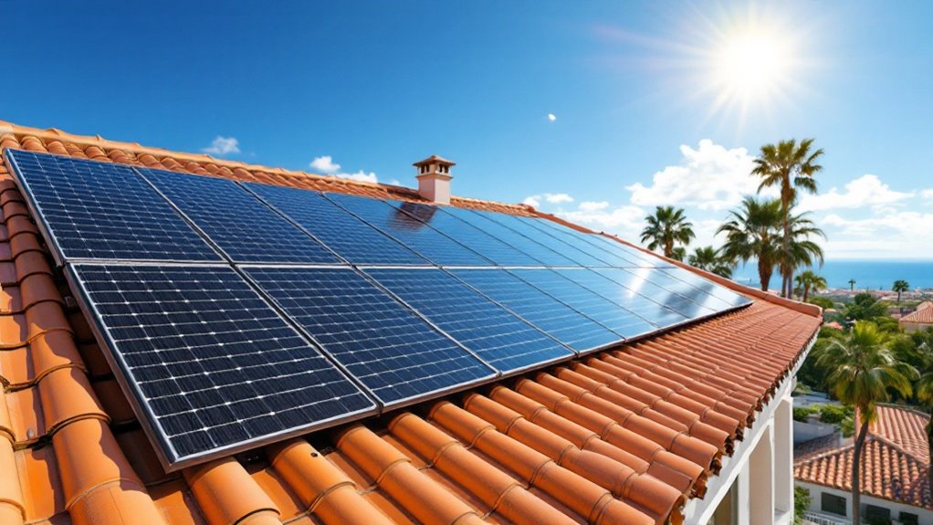 solar panels for villas