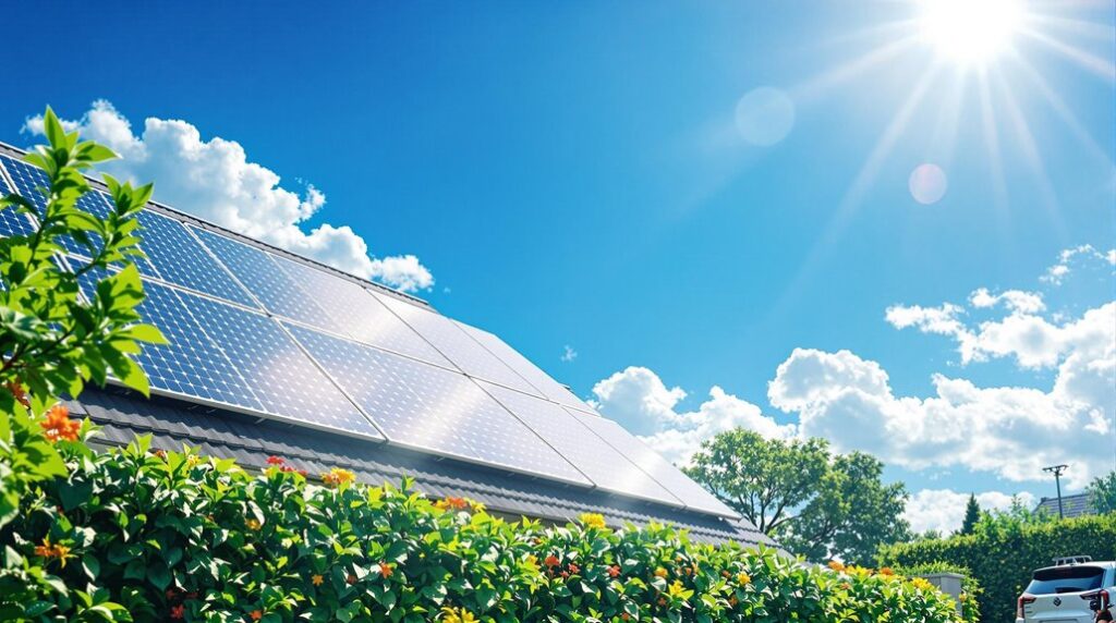 solar panels lower carbon footprint