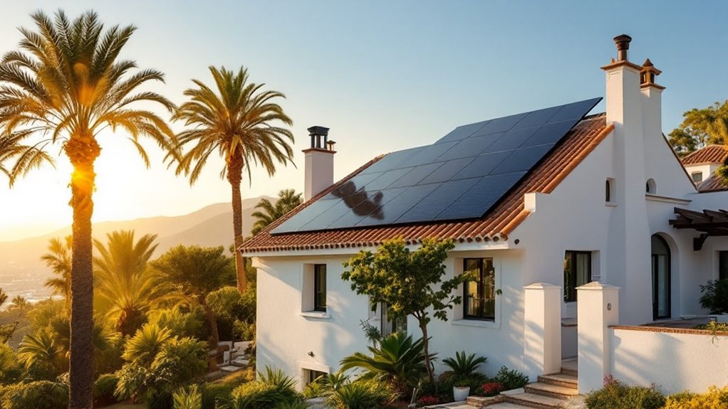 solar panels villa property value